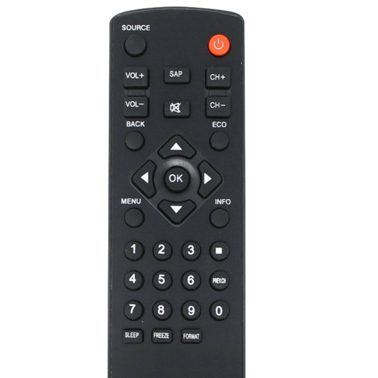 Left. Home Collection - NH001UD / NH000UD Replacement Remote for Sylvania & Emerson TVs LC320EM2 LC320EM1 LC401EM3F.