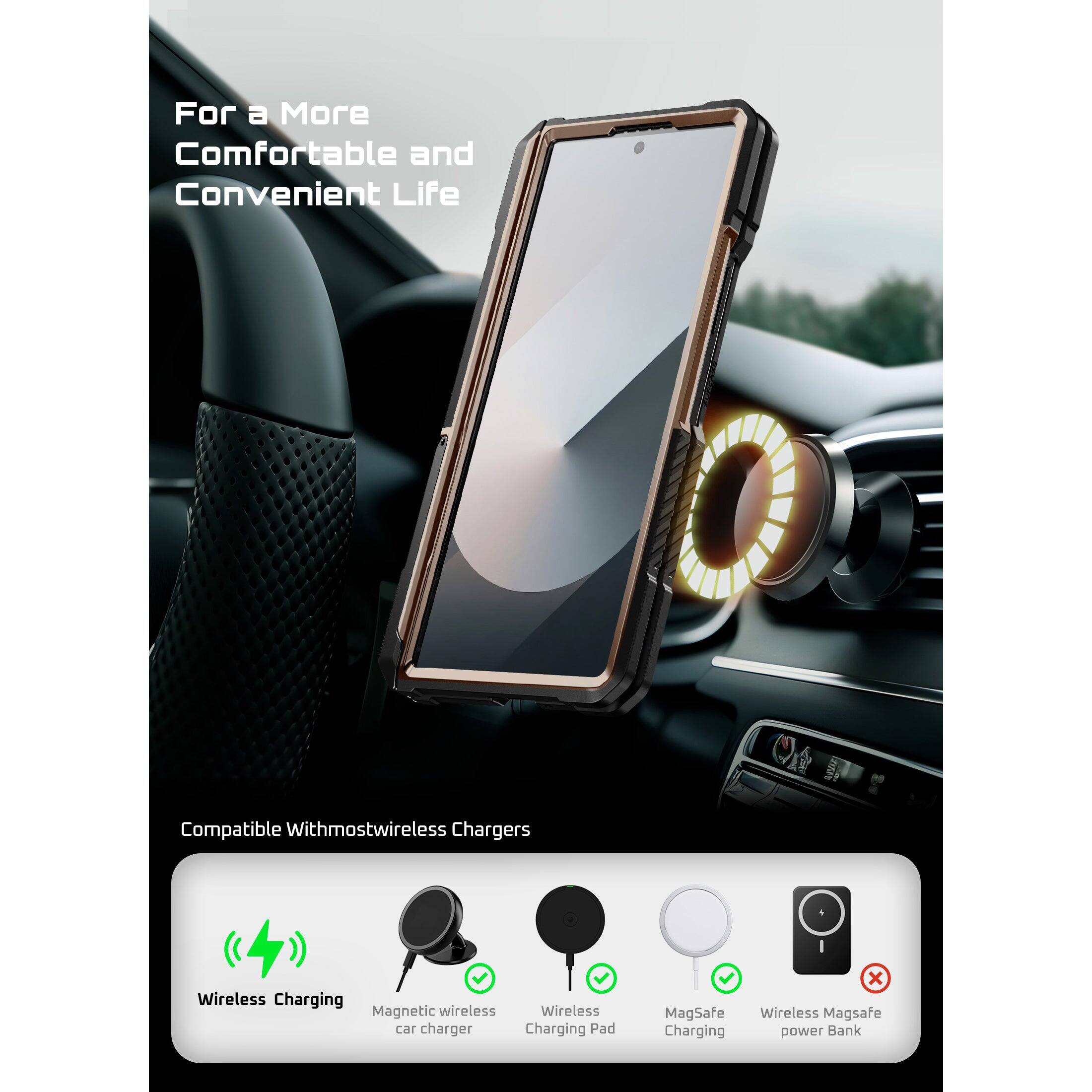 For a More Comfortable and Convenient Life
Compatible Withmostwireless Chargers
Wireless Charging
Magnetic wireless car charger
Wireless Charging Pad
MagSafe Charging
Wireless Magsafe power Bank