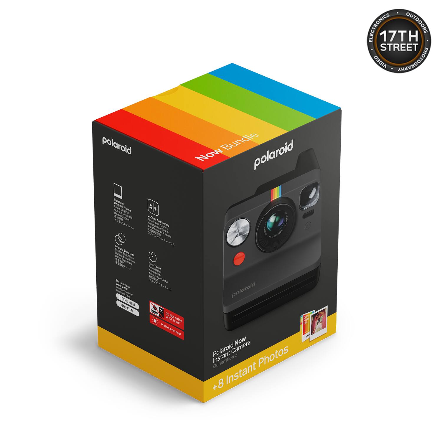 ELECTRONICS OUTDOORS 17TH STREET AIDEO PHOTOGRAPHY polaroid Bundle Now polaroid PAA no - Gumn anp rama SE Sneres  V  - KUN -g addaa NAsS  - - -  samers - - I HR SOUTAA IM M - notra - - R - Rs - 17  Su - -  SSNY  not F SALA ie s - 0 S Sa ma A IIA AATe A -  R polaroid Now Polaroid Camera Instant 3 Photos tion dener +8 Instant