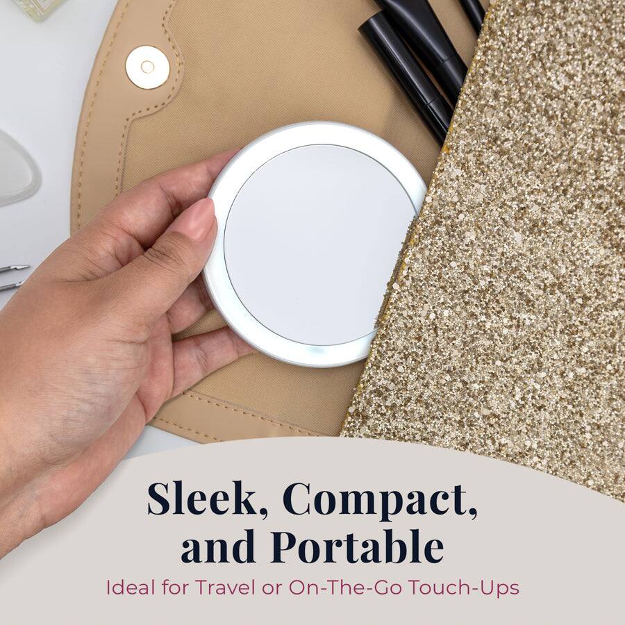 Sleek, Compact, and Portable  
Ideal for Travel or On-The-Go Touch-Ups