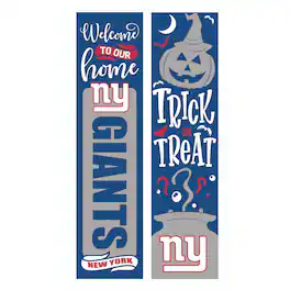 Evergreen Enterprises - New York Giants 47" Double Sided Halloween Leaner Fan Sign - Multicolor