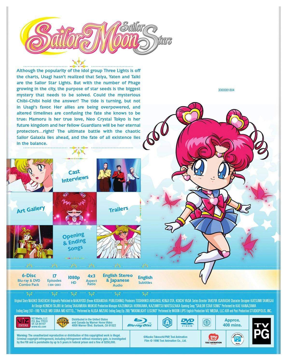 Back. Sailor Moon: Season 5, Part 2 (Box Set) [Blu-ray].