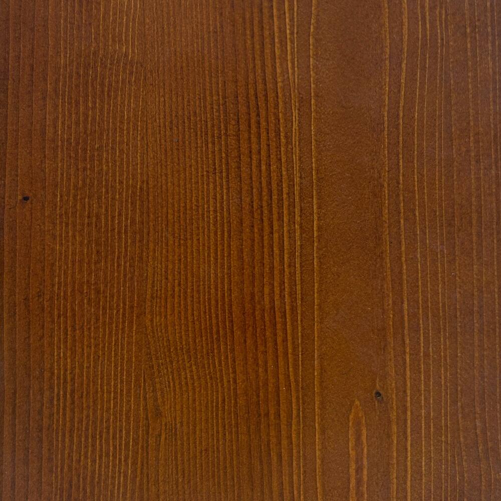 Alt View 5. Bestier - Solid Wood Farmhouse Platform Bed Frame with Headboard, No Box Spring Needed, 6.5" Under Bed Storage & Quiet Design - Pine Walnut.