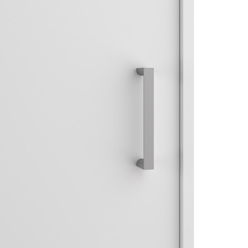 Alt View 4. Tvilum - Space Wardrobe with 2 Sliding Doors - White.