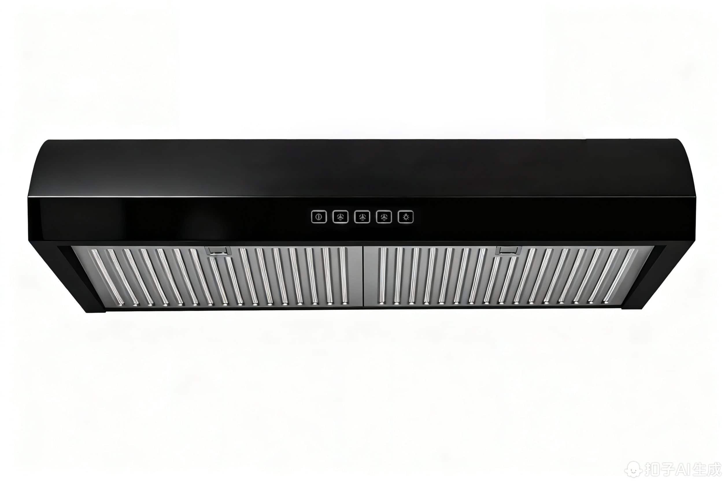 Hauslane - 30 inches - Convertible - Under cabinet Range Hood - Black