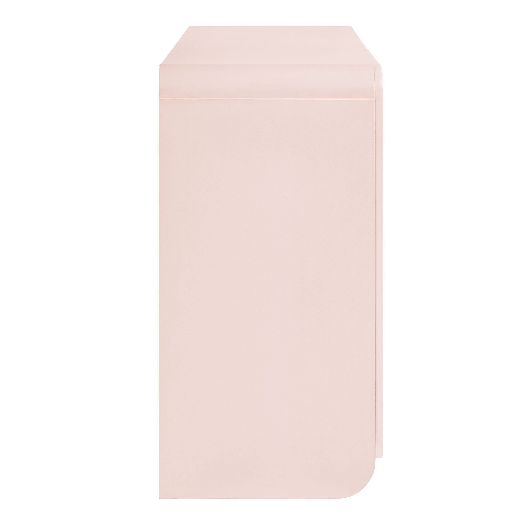 Alt View 2. Modway - Dahlia Fluted and Scalloped Sideboard Storage Cabinet by Modway - Soft Pink.