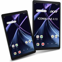 Acer - Iconia Tab A10 A10-21 A10-21-A0T7 Tablet - 10.1" WXGA - Allwinner - 4 GB - 128 GB Storage - Android 14 - Silver