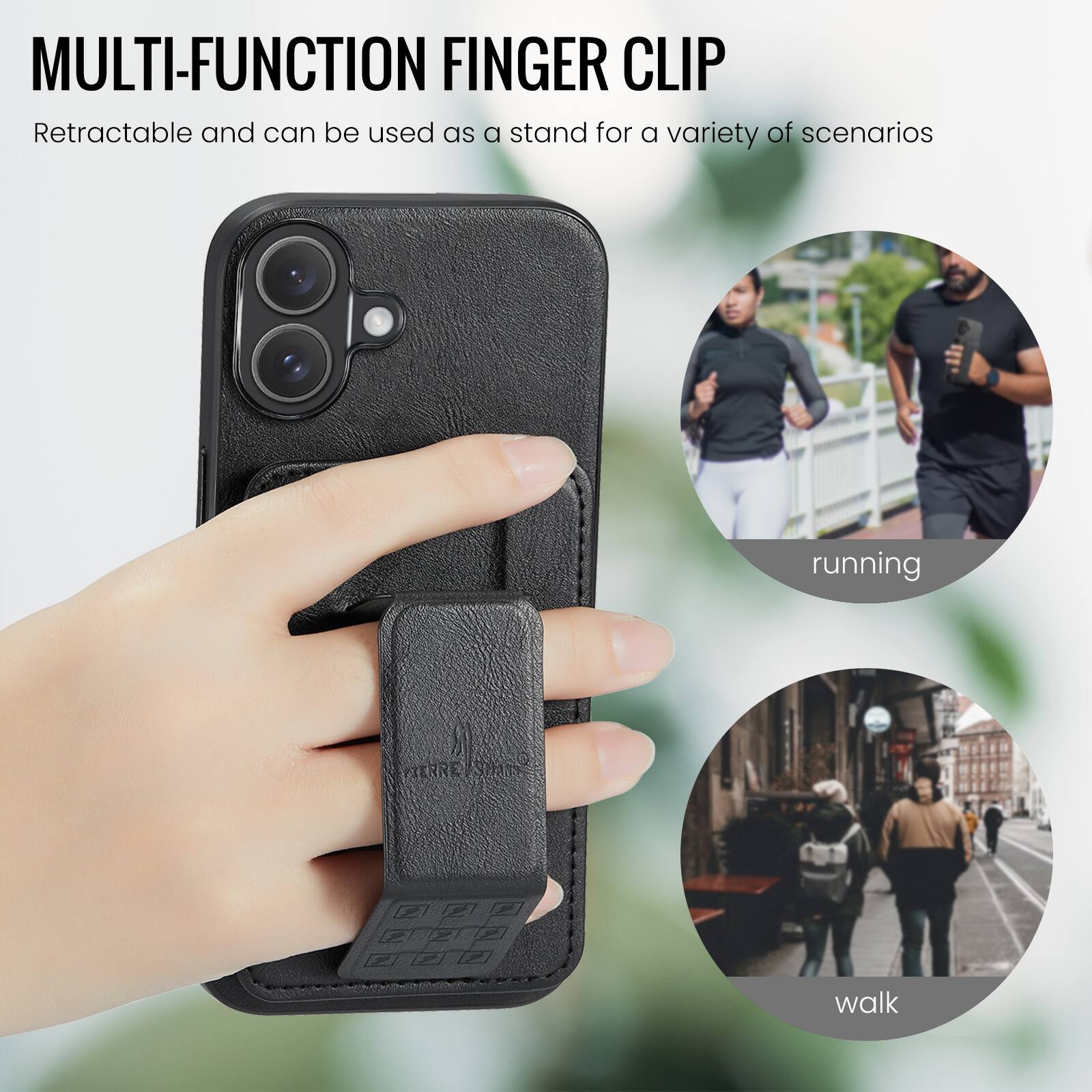MULTI-FUNCTION FINGER CLIP

Retractable and can be used as a stand for a variety of scenarios

running

walk