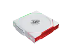 Front. Lian Li - Lian Li UNI Fan TL 120 Wireless - Single Pack - 2.4 GHz Control - Infinity Mirror - White (12TL1W1W) - White.