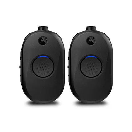 Front. Motorola Solutions - Motorola CLP1010e UHF 1 Channel 1 Watt Two-Way Radio 2-Pack - Black.