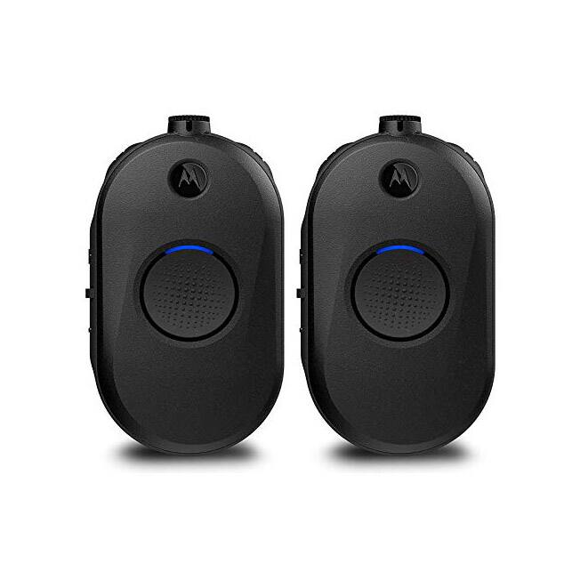 Front. Motorola Solutions - Motorola CLP1010e UHF 1 Channel 1 Watt Two-Way Radio 2-Pack - Black.