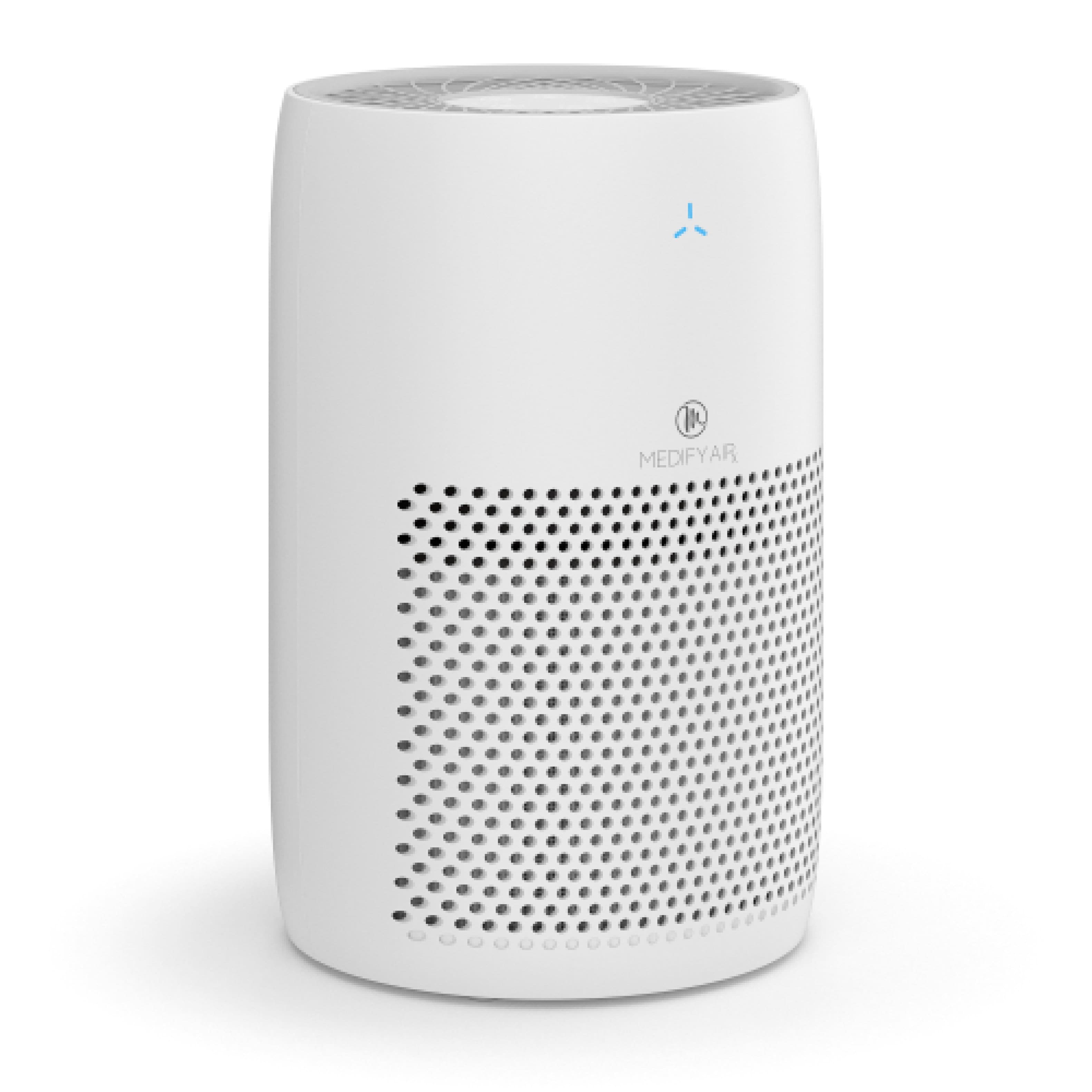 Front. Medify Air - Medify MA-22 278 Sq. Ft. Portable Air Purifier with True HEPA H13 Filter - White.