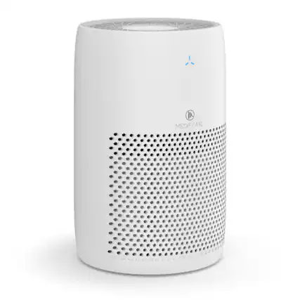 Front. Medify Air - Medify MA-22 278 Sq. Ft. Portable Air Purifier with True HEPA H13 Filter - White.
