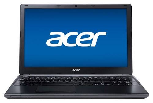 Front Standard. Acer - 15.6" Laptop - 8GB Memory - 750GB Hard Drive - Clarinet Black.