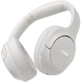 TOZO - H10 Hybrid Active Noise Cancelling Wireless Headphones - White