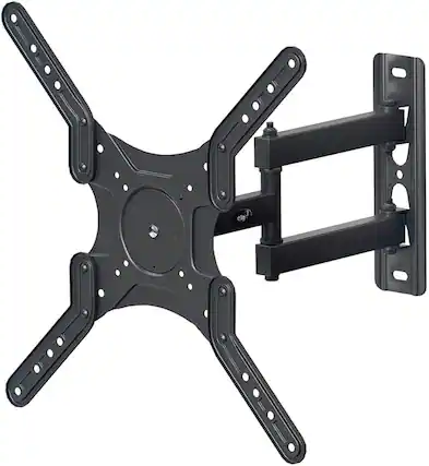 Front. ELG - ELG FULL40 PRO Full Motion TV Wall Mount with VESA 400x400mm Tilt and Swivel for 26 to 65 inch TVs - Black.