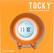 Alt View Standard 2. Nanda Home - Tocky Digital Alarm Clock - Orange.