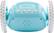 Back Standard. Nanda Home - Clocky Alarm Clock - Aqua.