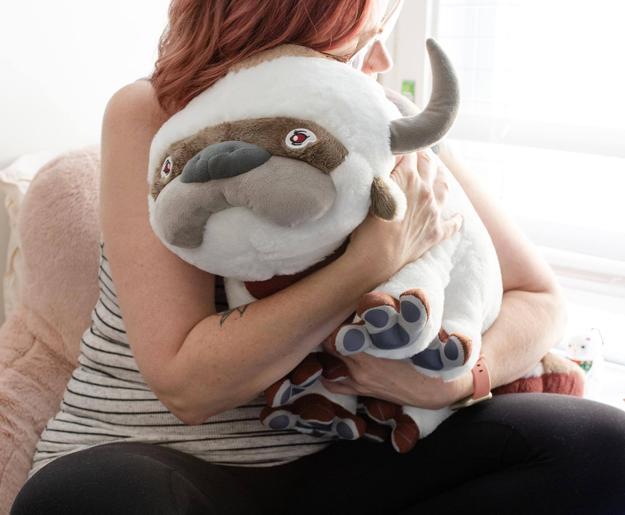 Alt View 4. Golden Bell Studios - Avatar: The Last Airbender 22 Inch Character Plush Toy | Appa - White.