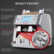 **REJECT POCKET**
- Bills are fed into the hopper for counting and verification
- The counting mechanism scans and verifies each bill for authenticity and denomination
- Light turns red when bills are in reject pocket
- Amount of Rejected Bills
- REJECTED BILLS
- Counterfeit bills, damaged, or unrecognized are sent to the reject pocket for further inspection
- Valid bills are sorted and directed to the output stacker for collection