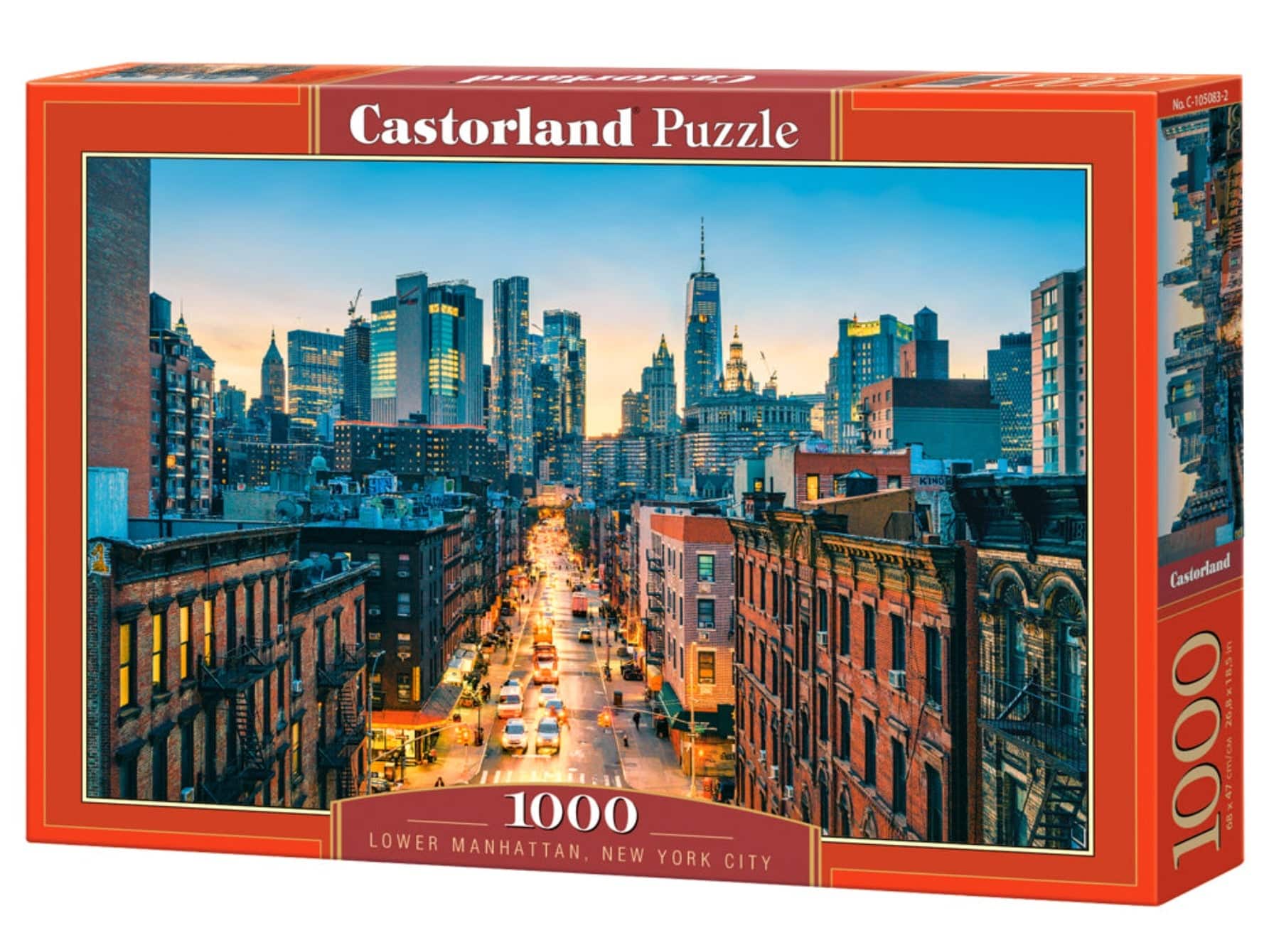 Castorland - 1000 Piece Jigsaw Puzzles, Lower Manhattan, New York City , NYC, City view puzzle, USA puzzles, C-105083-2 - Red price history on PriceWatchPro