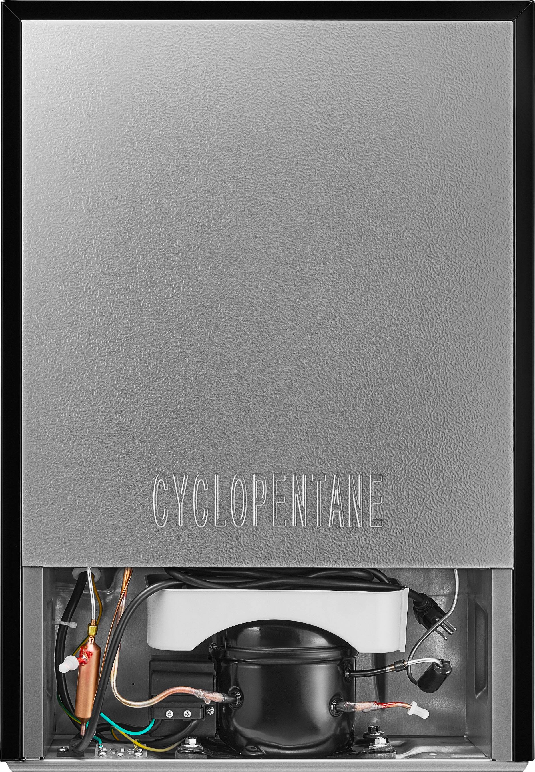 Alt View 14. Insignia™ - 2.7 Cu. Ft. Mini Fridge with Door Storage and ENERGY STAR Certification - Black.