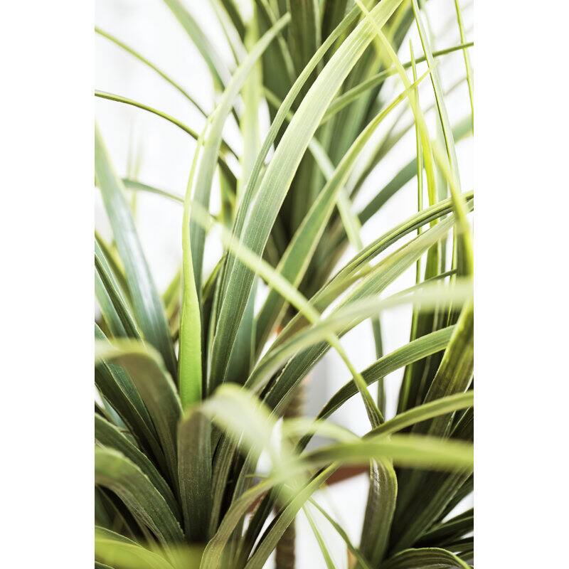 Back. Siljoy - 59'' Tall Faux Plant in Pot – Indoor Decor Essential - green.
