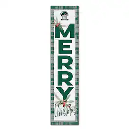 Jardine - Northeastern State Riverhawks 12'' x 48'' Outdoor Merry Christmas Leaner - White