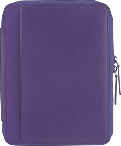 Front Standard. M-Edge Accessories - Capital Jacket for Amazon Kindle Keyboard and Kobo - Purple.