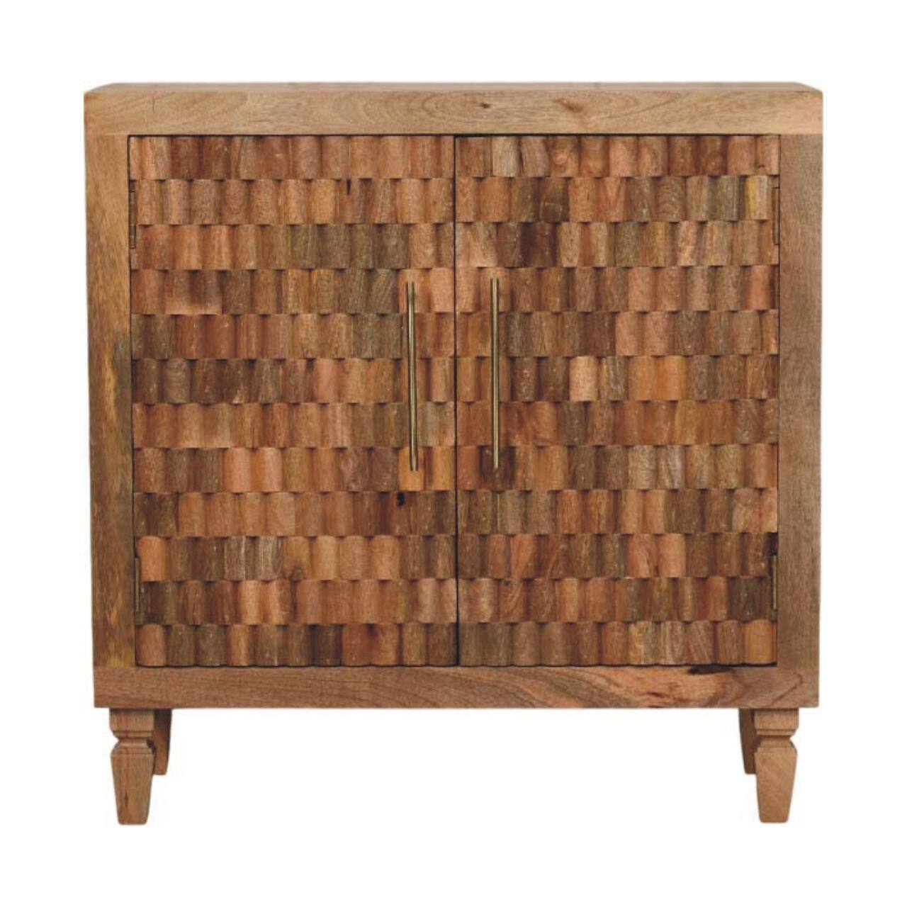 Front. Artisan Furniture - Artisan Furniture Solid Wood Marbella Cabinet, Brown - Brown.