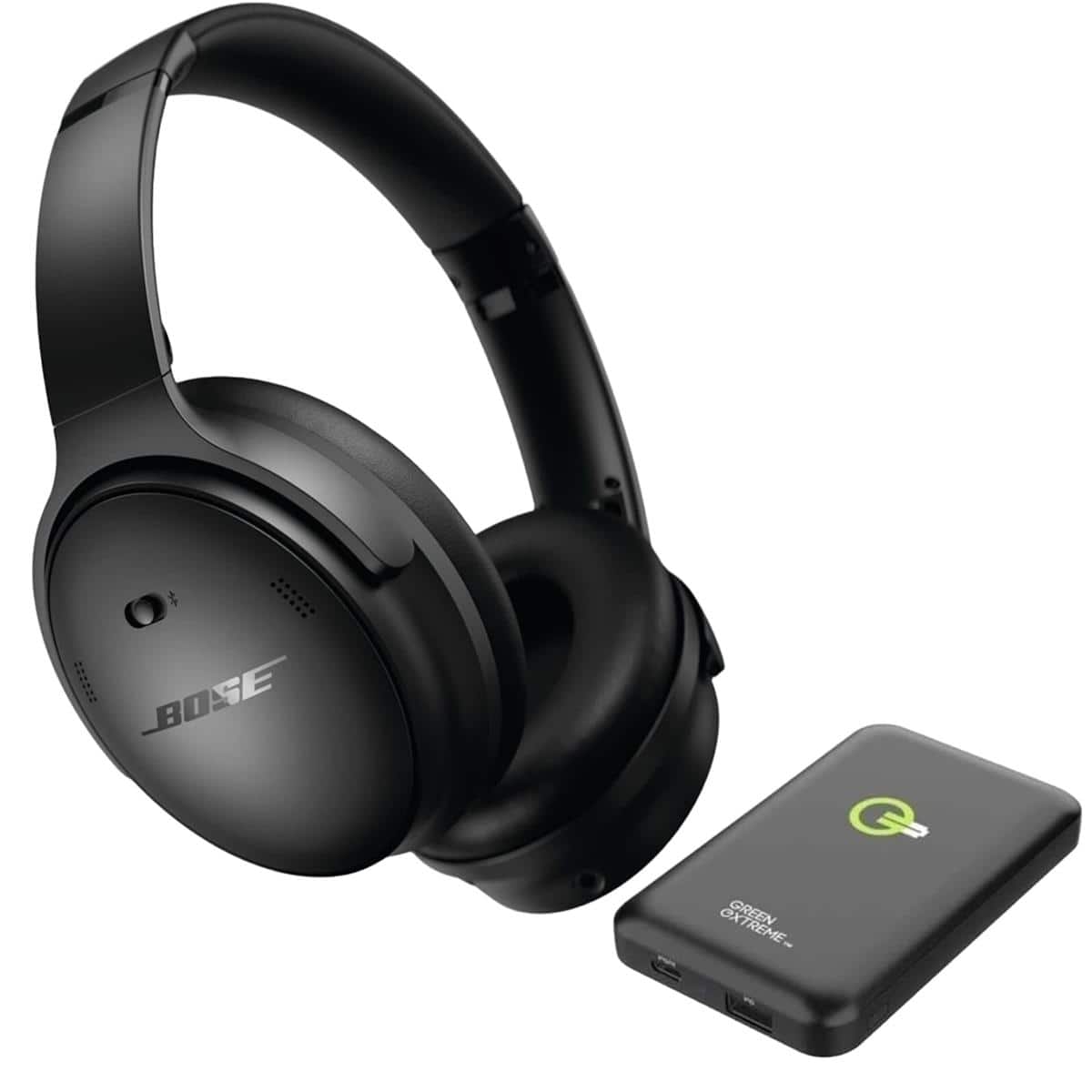 Bundle - Bose - QuietComfort Wireless Noise Cancelling Headphones, Bluetooth Over Ear Headphones with Up To 24 Hours of Battery