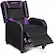Alt View 17. Costway - Theater Style Massage Gaming Chair - Purple + Black.