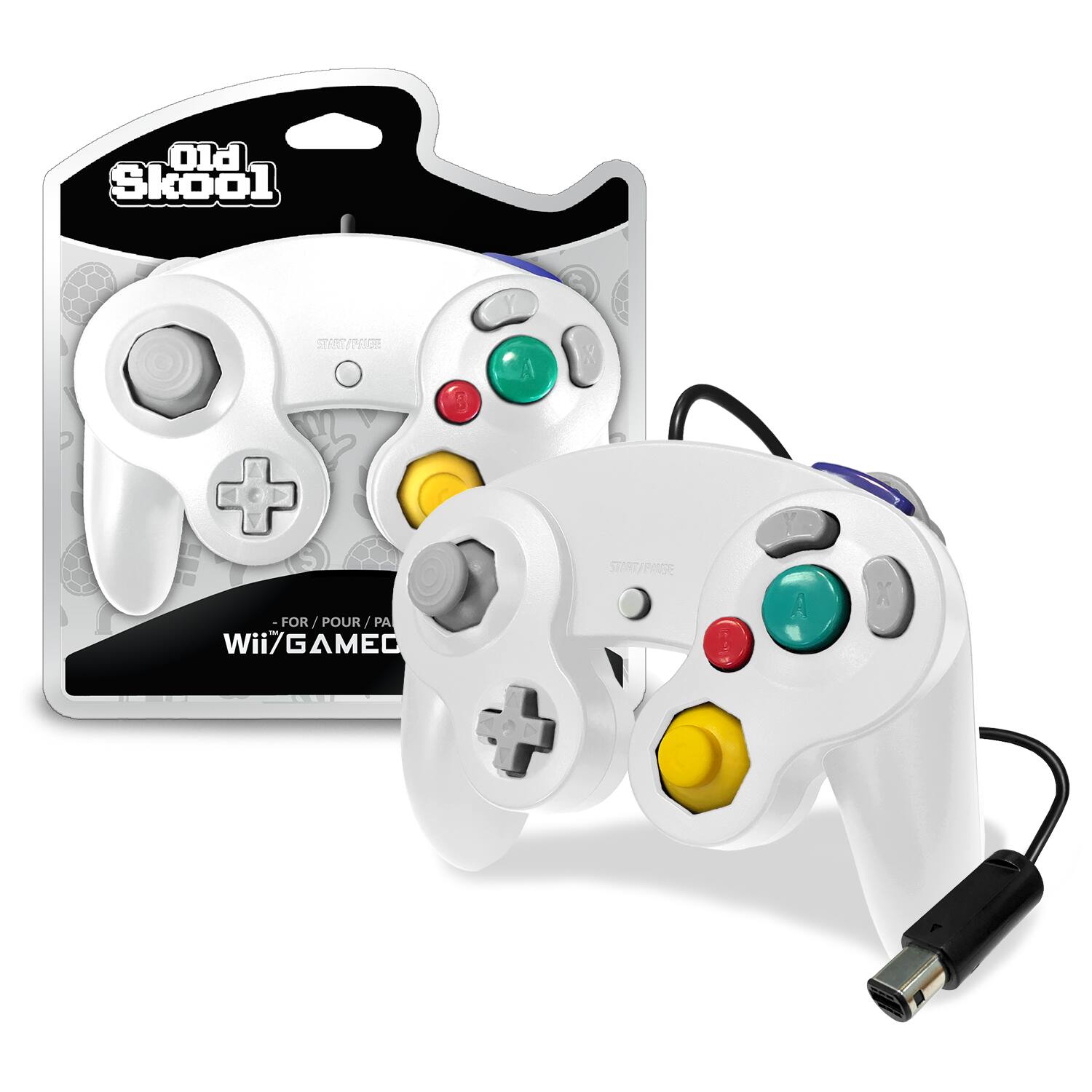 Old Skool Y START/PAGE + START T/PPE FOR / POUR POUR/ / PA Wii Wii/GAMEO