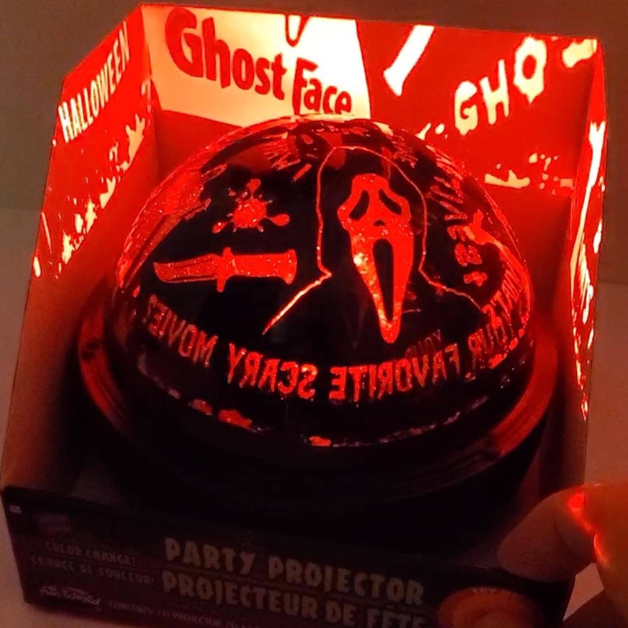 Halloween Ghost Face GHO Movie? Scary Favorite BTA Color Change! Party Projector Projecteur Prosector de Fête