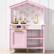 Front. Best Choice Products - Best Choice Products Pretend Play Wooden Farmhouse Kitchen Set w/ Storage, Clicking Knobs, 5 Accessories - Rose - Rose.