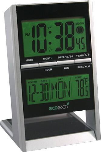 Angle Standard. Equity by La Crosse - EcoTech Solar Executive Clock.