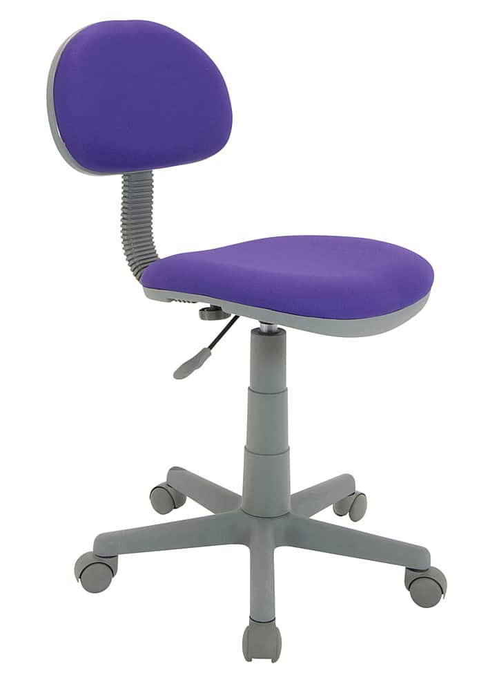 Studio Designs Folding Back Modern Swivel Office Task Chair, White