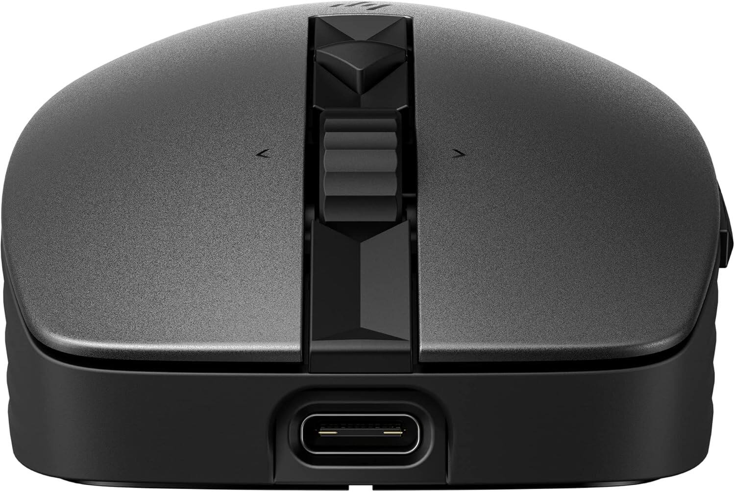 Back. HP - HP 710 Rechargeable Silent Mouse - for Computer or Laptop, Type USB-C Batteries - Multi-OS/Device Compatible - Bluetooth - Black.