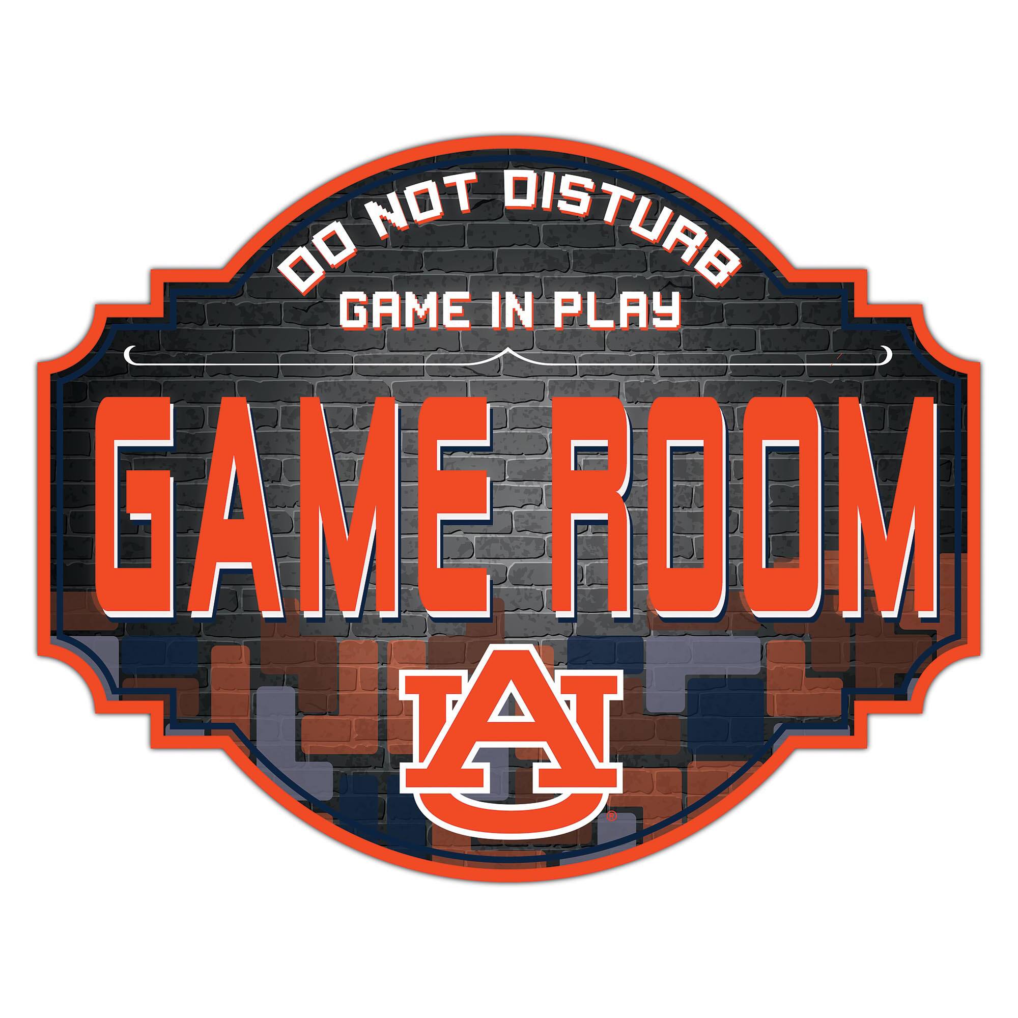 Auburn Tigers 12'' Game Room Tavern Sign