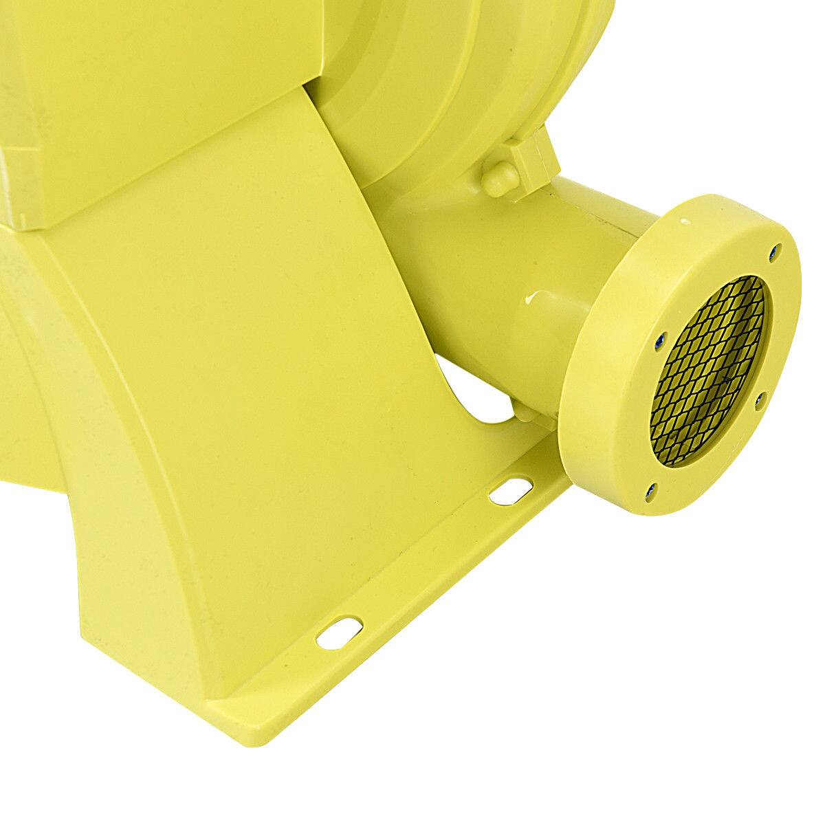 Alt View 8. Costway - Costway Air Blower Pump Fan 950 Watt 1.25HP For Inflatable Bounce House Bouncy Castle - Yellow.