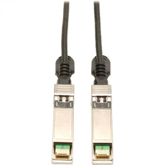 Front. Tripp Lite - Tripp Lite by Eaton SFP+ 10Gbase-CU Passive Twinax Copper Cable SFP-H10GB-CU1M Compatible Black 1M (3.28 ft.).