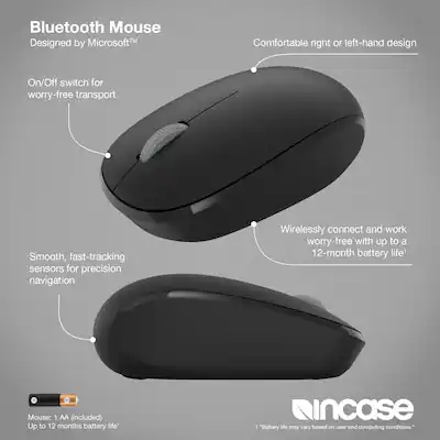 Incase Bluetooth Mouse Designed by Microsoft Wireless Black RJN Incase Bluetooth Mouse Designed by Microsoft Wireless Black RJN
