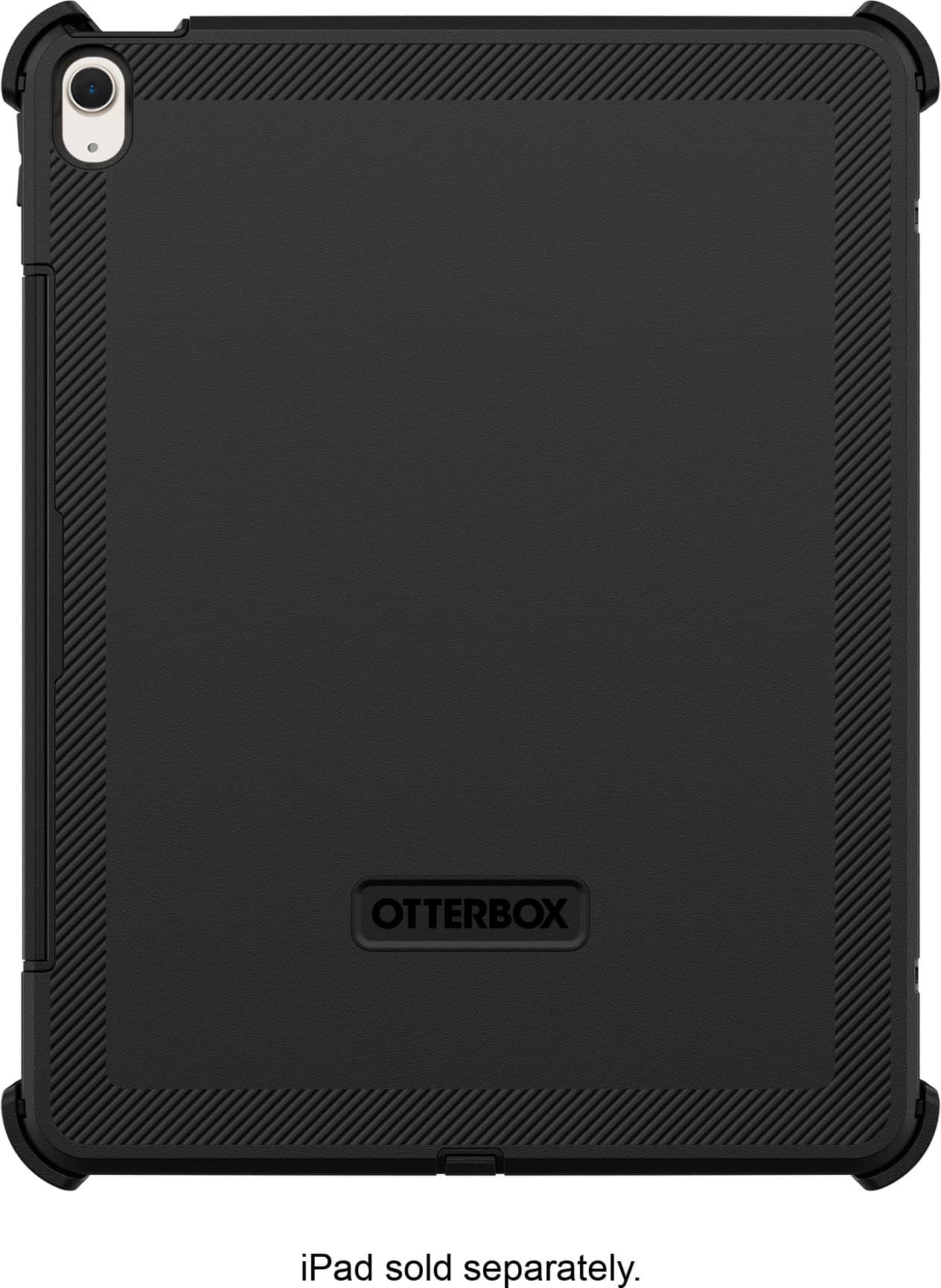 The text on the image reads "iPad sold separately."