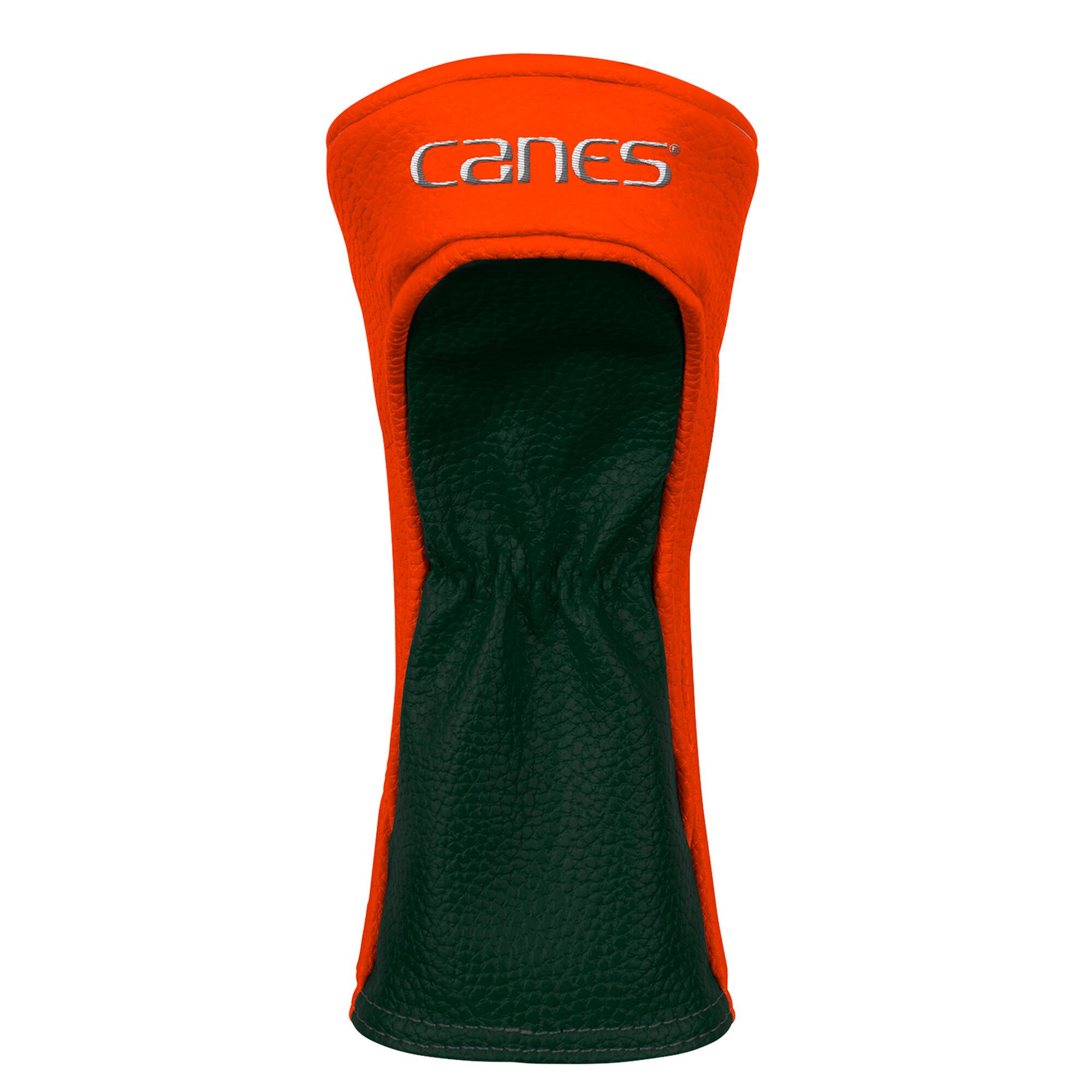 Alt View 1. WinCraft - Miami Hurricanes Golf Club Hybrid Headcover - Multicolor.