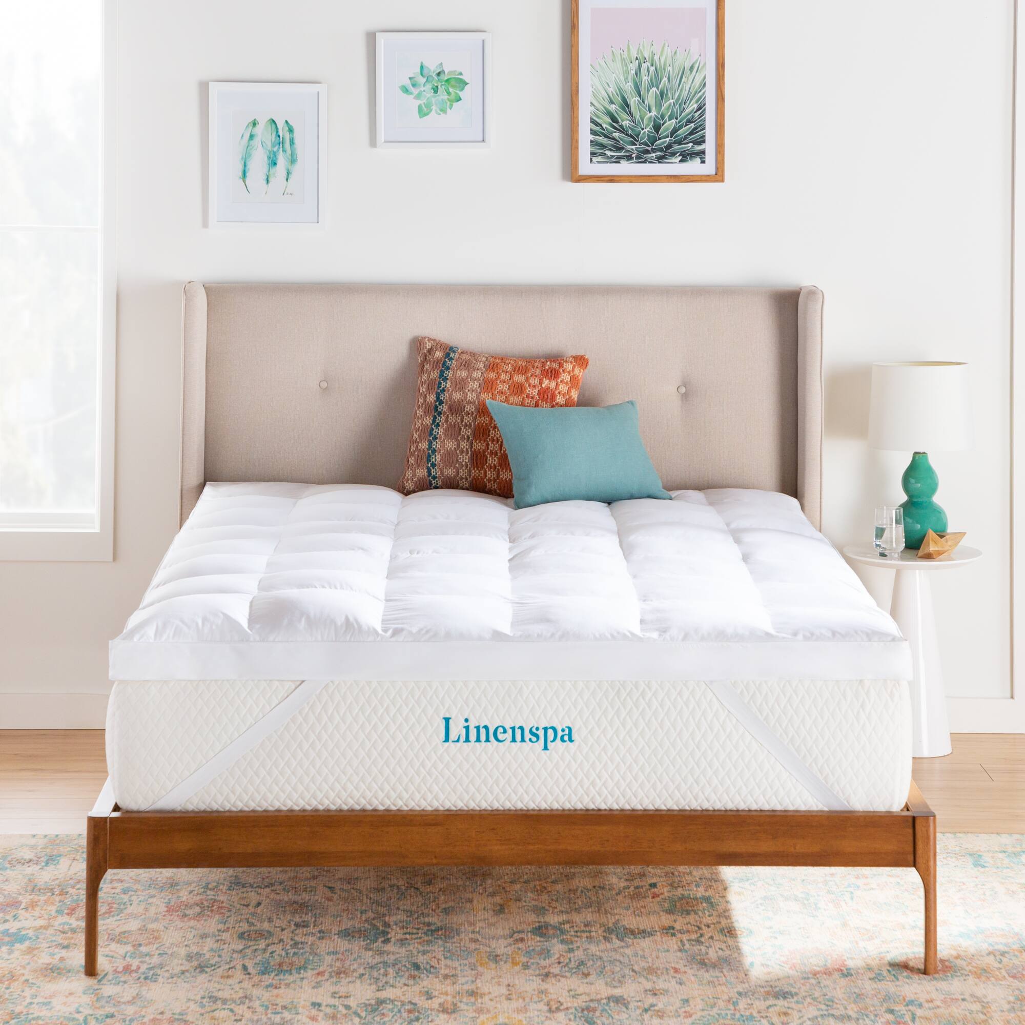 Customer Reviews Linenspa Essentials 3" Full Down Alternative Mattress