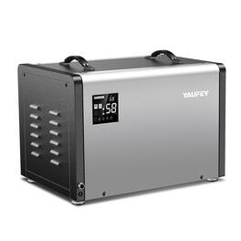 Yaufey - Commercial Crawl Space 158 Pints Heavy Duty Dehumidifier for Basements, Auto Defrost, Continuous Drainage Hose - Iron