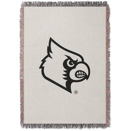 Chad & Jake - Louisville Cardinals Woven Blanket - White