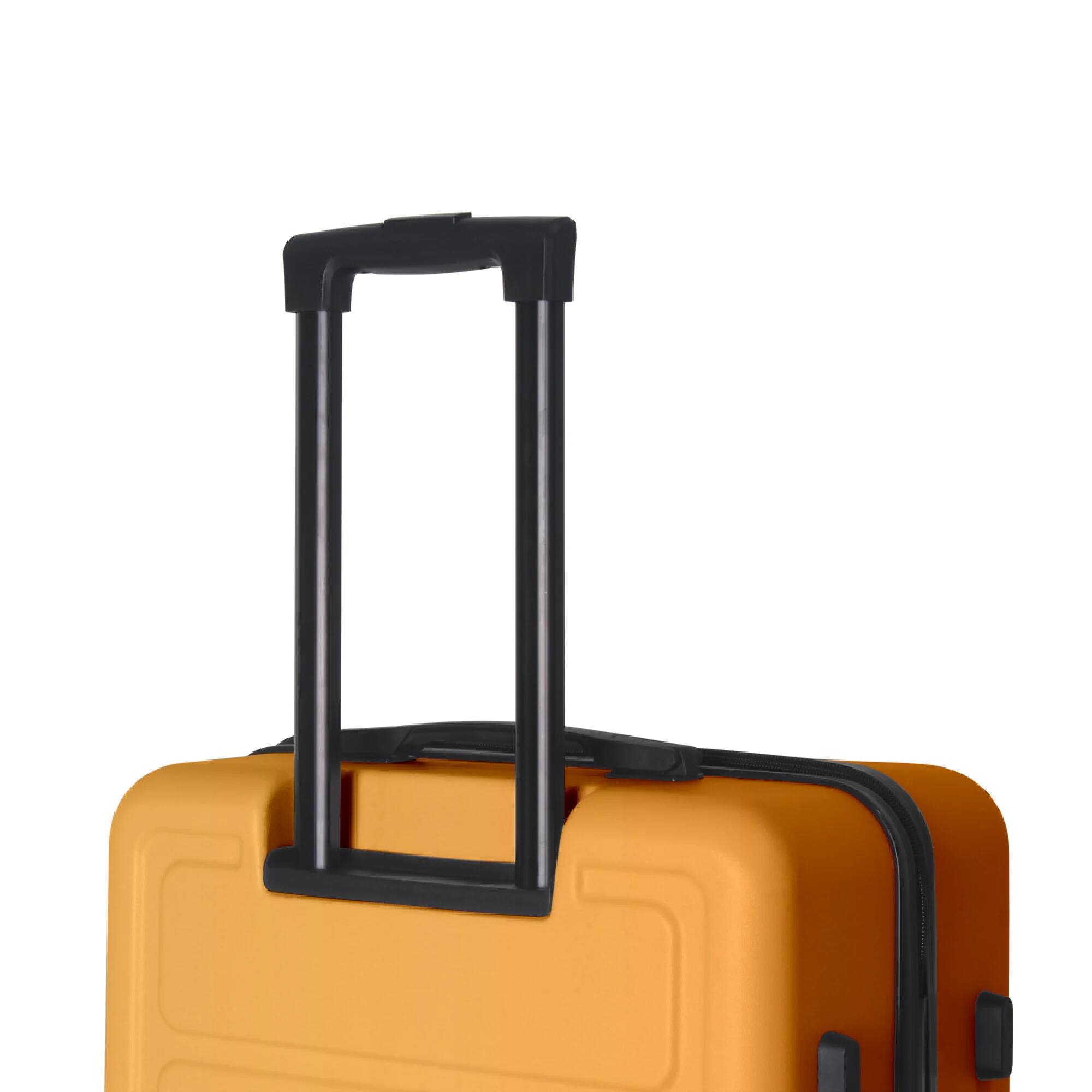 Alt View 4. Bestier - 3-Piece ABS Hardshell Luggage Set (20”/24”/28”) with Spinner Wheels, Lightweight Durable Suitcases - Tulip Yellow.