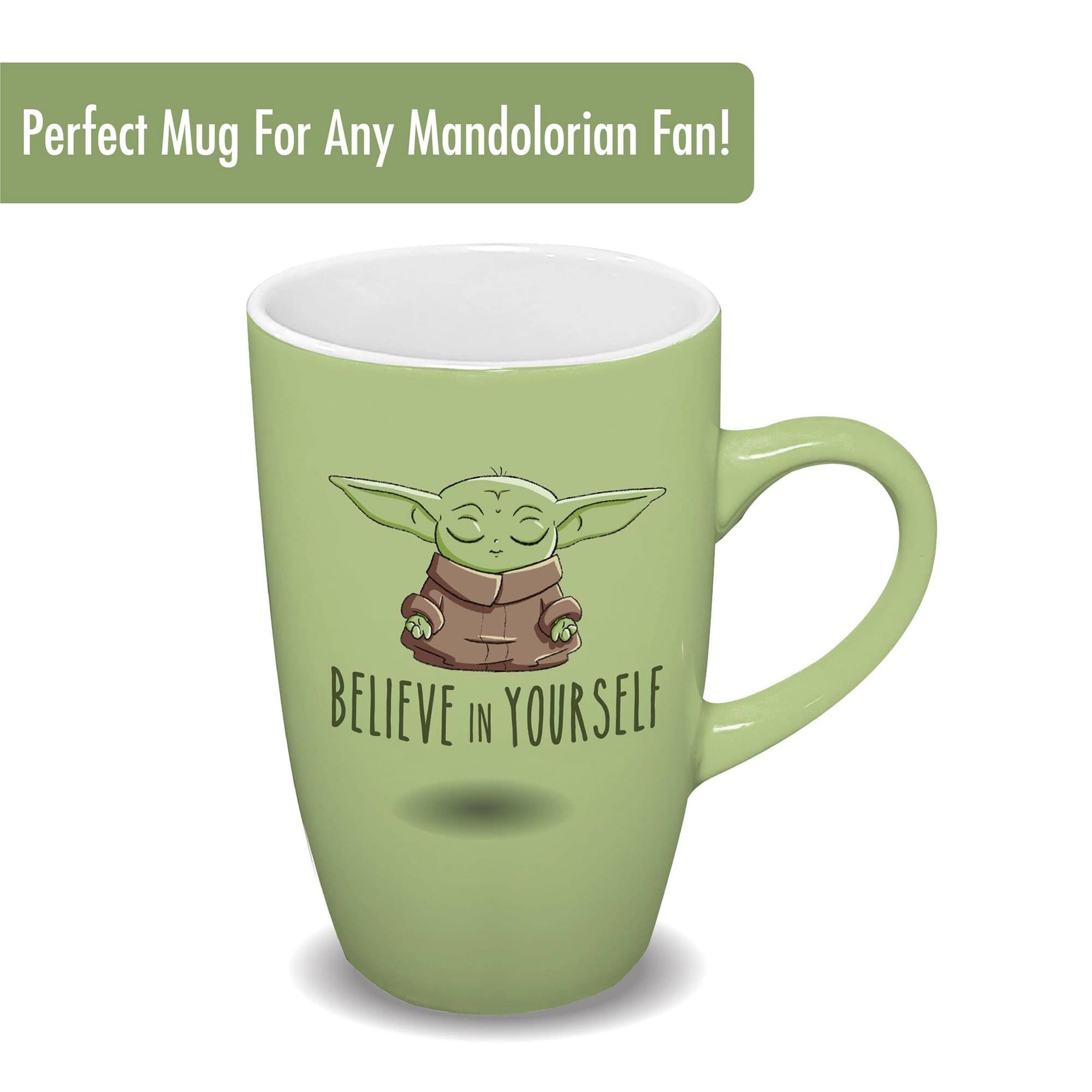 Perfect Mug For Any Mandalorian Fan!  
BELIEVE IN YOURSELF
