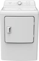 Frigidaire - 7 Cu. Ft. Gas Dryer with 8 Dry Cycles - White - Front_Zoom